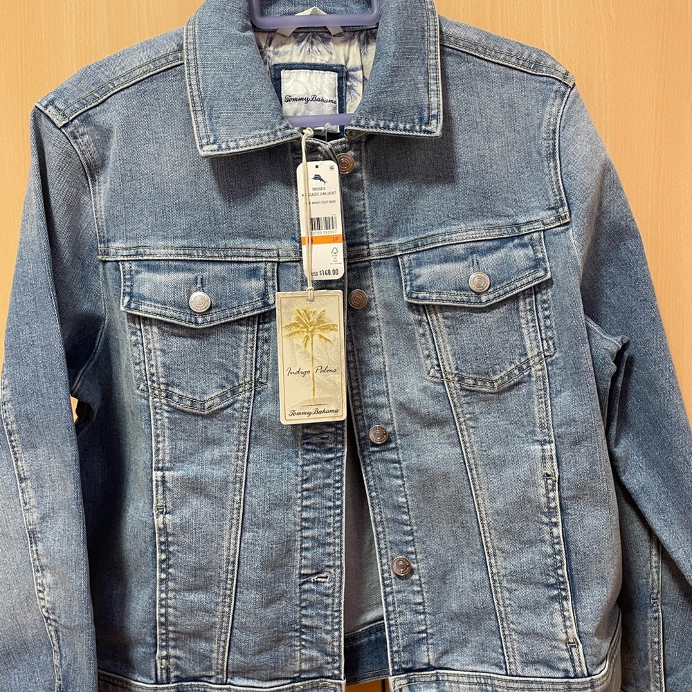 Tommy Bahama Blue Denim Jacket